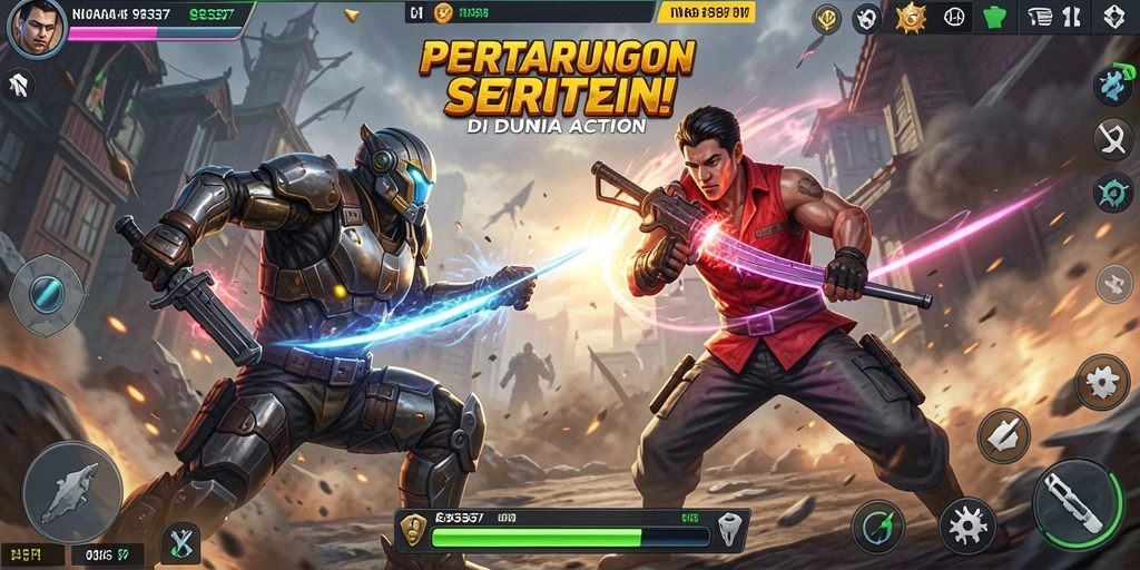 Tangkapan layar gameplay 93337 yang menampilkan aksi mendebarkan.