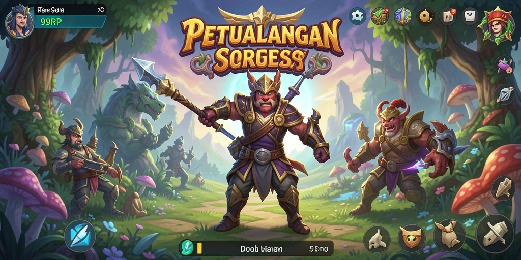 Screenshot gameplay 99RP yang menunjukkan momen petualangan yang mendebarkan.