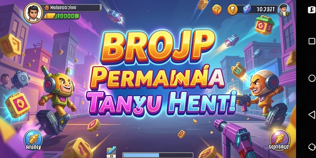 Tampilan gameplay seru dan mendebarkan dari BROJP.