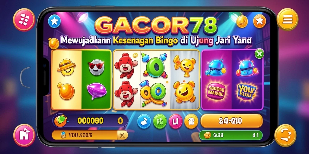 Screenshot utama GACOR78 menampilkan gameplay Bingo yang seru dan interaktif.