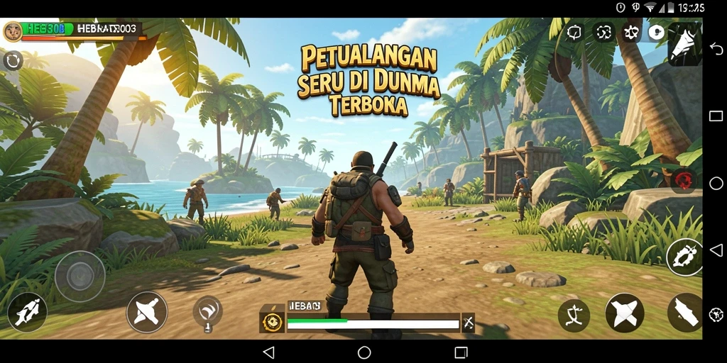 Tampilan menakjubkan dari gameplay Open World HEBAT303.