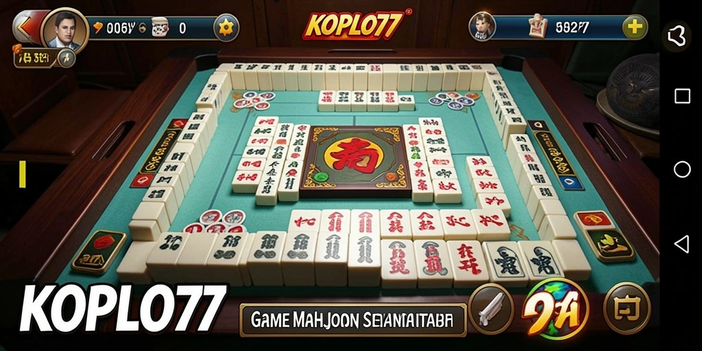 Screenshot KOPLO77 menampilkan gameplay Mahjong yang seru dan menarik.