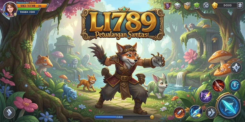 Tampilan gameplay menakjubkan dengan karakter dan latar belakang yang memukau.
