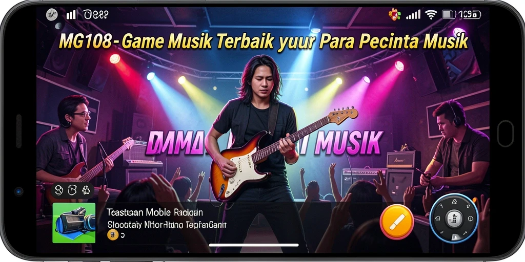 Tampilan gameplay <strong>MG108</strong> yang seru dan penuh interaksi musik.