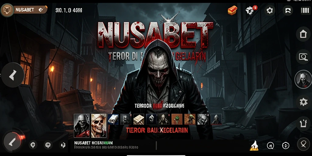 Gameplay NUSABET yang menegangkan dan seram di dalam kegelapan.
