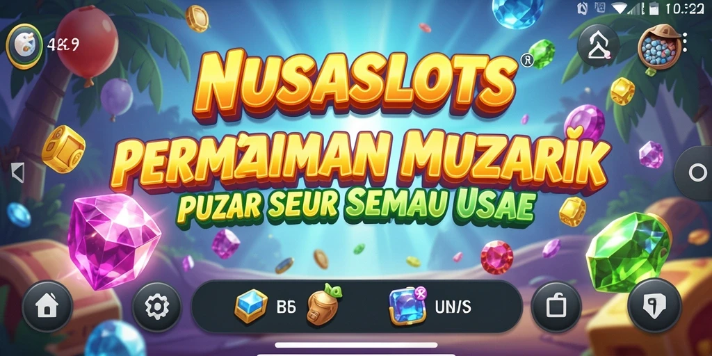 Tampilan gameplay menarik dari NUSASLOTS yang memukau dan menantang.