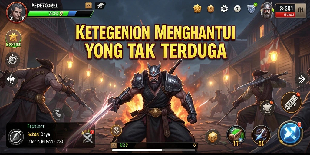 Tangkapan layar menampilkan momen menegangkan dalam PEDETOGEL.