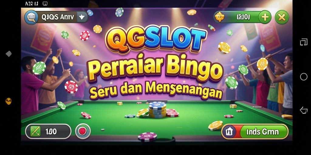 Screenshot gameplay QQSLOT menampilkan keseruan permainan Bingo.