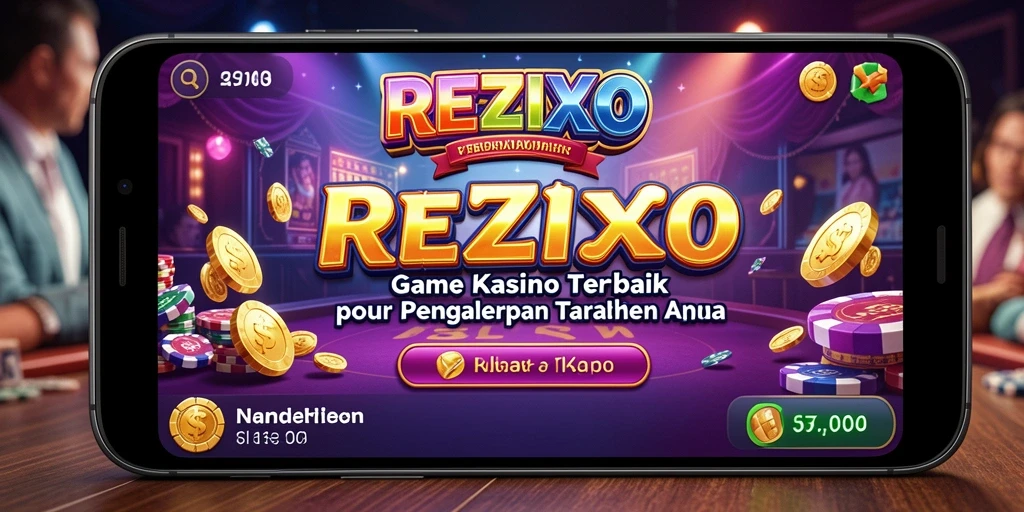 Gameplay seru di REZIXO dengan berbagai pilihan permainan Kasino.