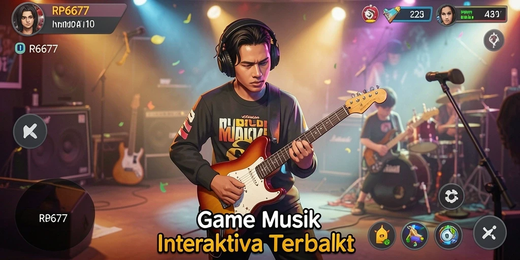 Tampilan gameplay RP6677 yang menarik dan penuh warna.