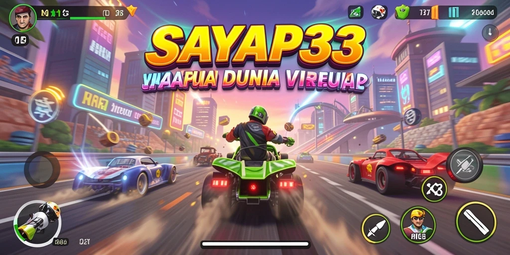 Gameplay Racing SAYAP33 yang seru dan menegangkan.