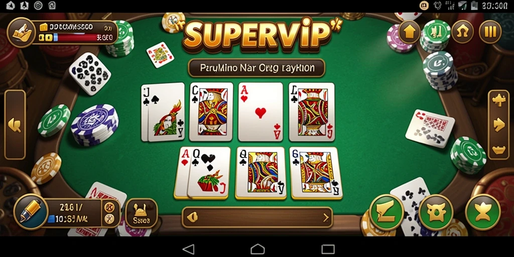 Tampilan gameplay menarik dari SUPERVIP yang memikat.