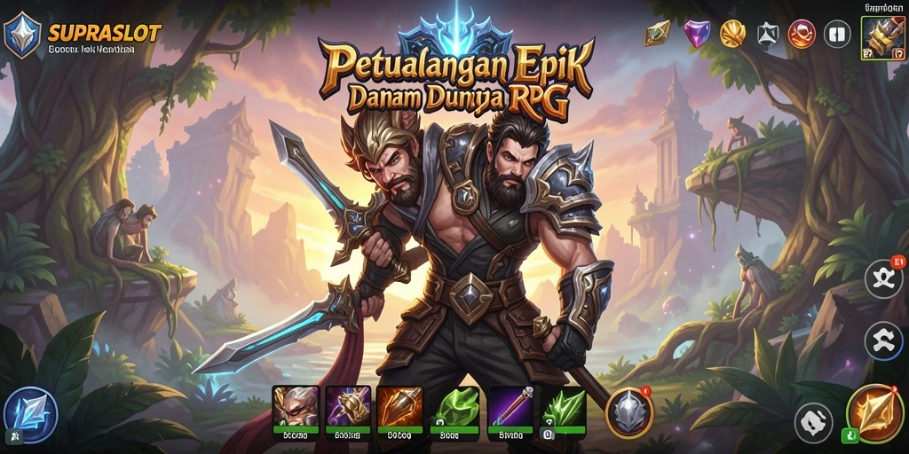 Tampilan gameplay SUPRASLOT yang menakjubkan dan menantang.